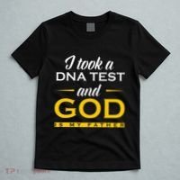 Funny I Took A Dna Test God Is My Father Jesus Christian T-Shirt thumb 5