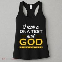Funny I Took A Dna Test God Is My Father Jesus Christian Women's Tank Top thumb 3