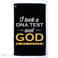 Funny I Took A Dna Test God Is My Father Jesus Christian Golf Towel thumb 0