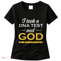 Funny I Took A Dna Test God Is My Father Jesus Christian Women's T-Shirt thumb 0