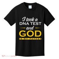 Funny I Took A Dna Test God Is My Father Jesus Christian Kids T-Shirt thumb 0