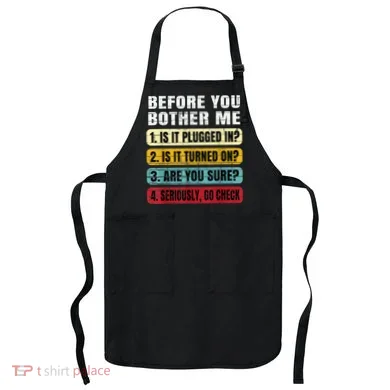 Funny Information Technology Tech Technical Support Gift Apron