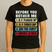 Funny Information Technology Tech Technical Support Gift T-Shirt thumb 3