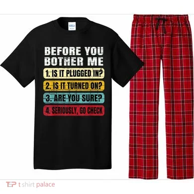 Funny Information Technology Tech Technical Support Gift Pajama Set