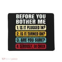 Funny Information Technology Tech Technical Support Gift Mousepad thumb 0