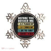 Funny Information Technology Tech Technical Support Gift Ornament thumb 0