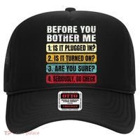 Funny Information Technology Tech Technical Support Gift Hat thumb 0