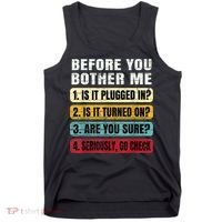 Funny Information Technology Tech Technical Support Gift Tank Top thumb 0
