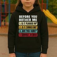 Funny Information Technology Tech Technical Support Gift Kids Hoodie thumb 3