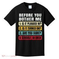 Funny Information Technology Tech Technical Support Gift Kids T-Shirt thumb 0