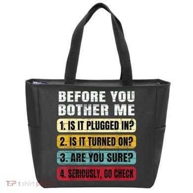 Funny Information Technology Tech Technical Support Gift Tote Bag