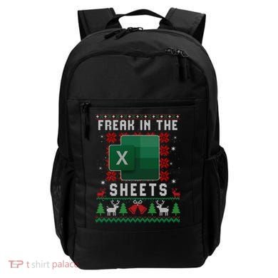 Freak In The Sheets Excel Ugly Christmas Sweater Backpack