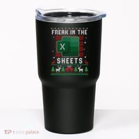 Freak In The Sheets Excel Ugly Christmas Sweater Tumbler thumb 0