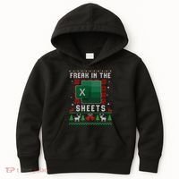 Freak In The Sheets Excel Ugly Christmas Sweater Kids Hoodie thumb 0