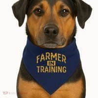 Farmer In Training Farmer USA-Made Doggie Bandana thumb 1
