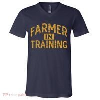 Farmer In Training Farmer V-Neck T-Shirt thumb 0