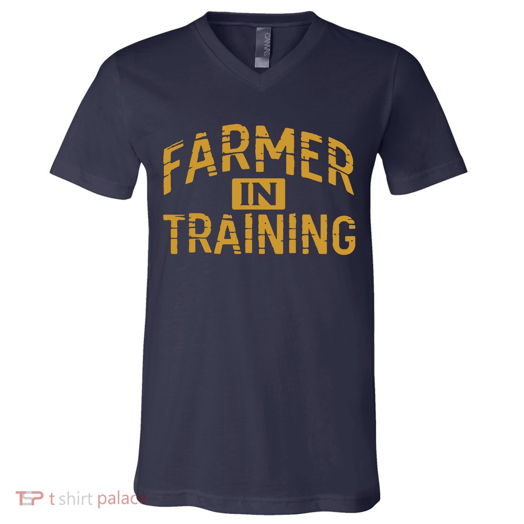 Farmer In Training Farmer V-Neck T-Shirt