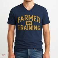Farmer In Training Farmer V-Neck T-Shirt thumb 2