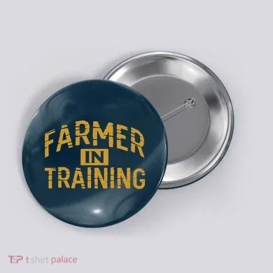 Farmer In Training Farmer Button