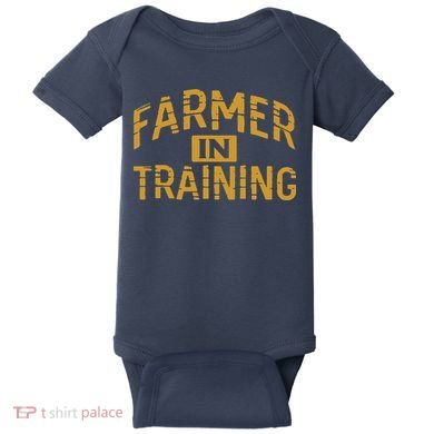Farmer In Training Farmer Baby Bodysuit