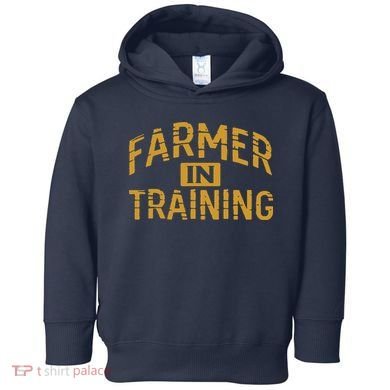 Farmer In Training Farmer Toddler Hoodie