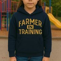 Farmer In Training Farmer Kids Hoodie thumb 3