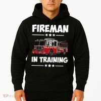 FIREMAN IN TRAINING for boy and girl Hoodie thumb 2
