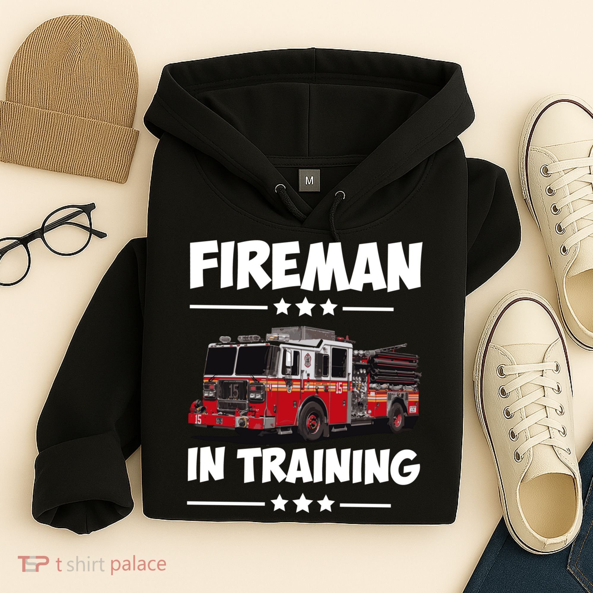 FIREMAN IN TRAINING for boy and girl Hoodie