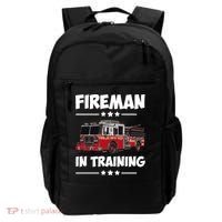 FIREMAN IN TRAINING for boy and girl Backpack thumb 0