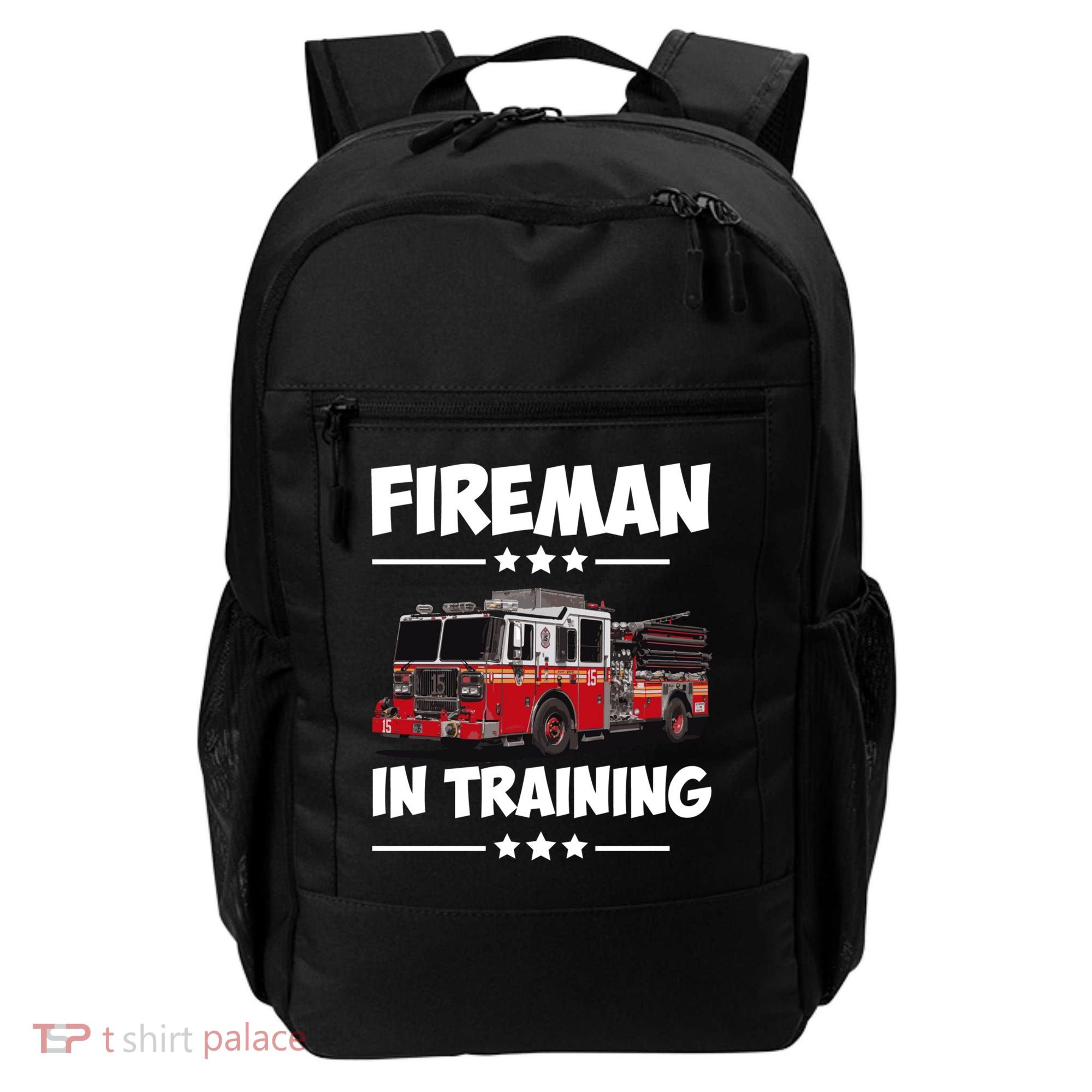 FIREMAN IN TRAINING for boy and girl Backpack