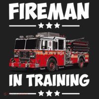 FIREMAN IN TRAINING for boy and girl Beanie thumb 2