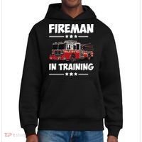 FIREMAN IN TRAINING for boy and girl District V.I.T. Heavyweight Hoodie thumb 0