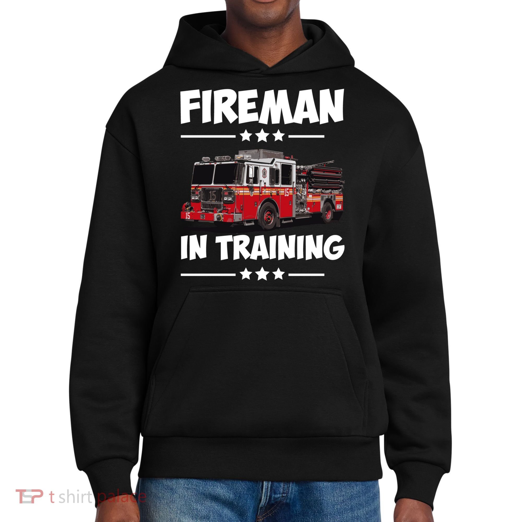 FIREMAN IN TRAINING for boy and girl District V.I.T. Heavyweight Hoodie