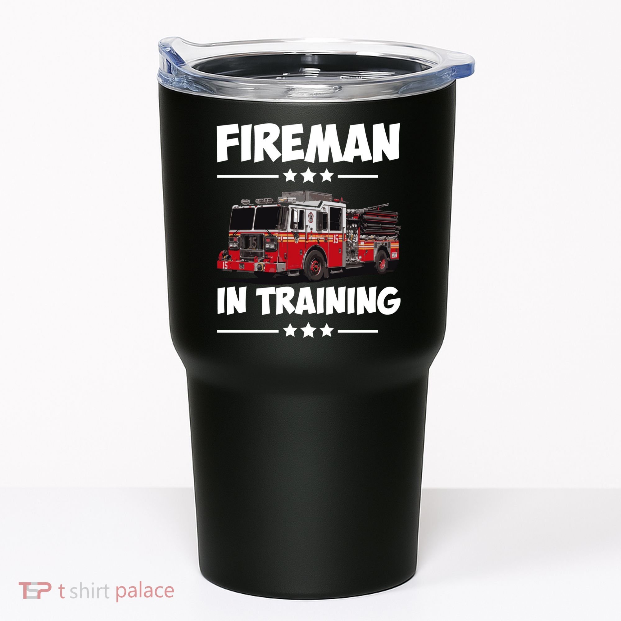 FIREMAN IN TRAINING for boy and girl Tumbler