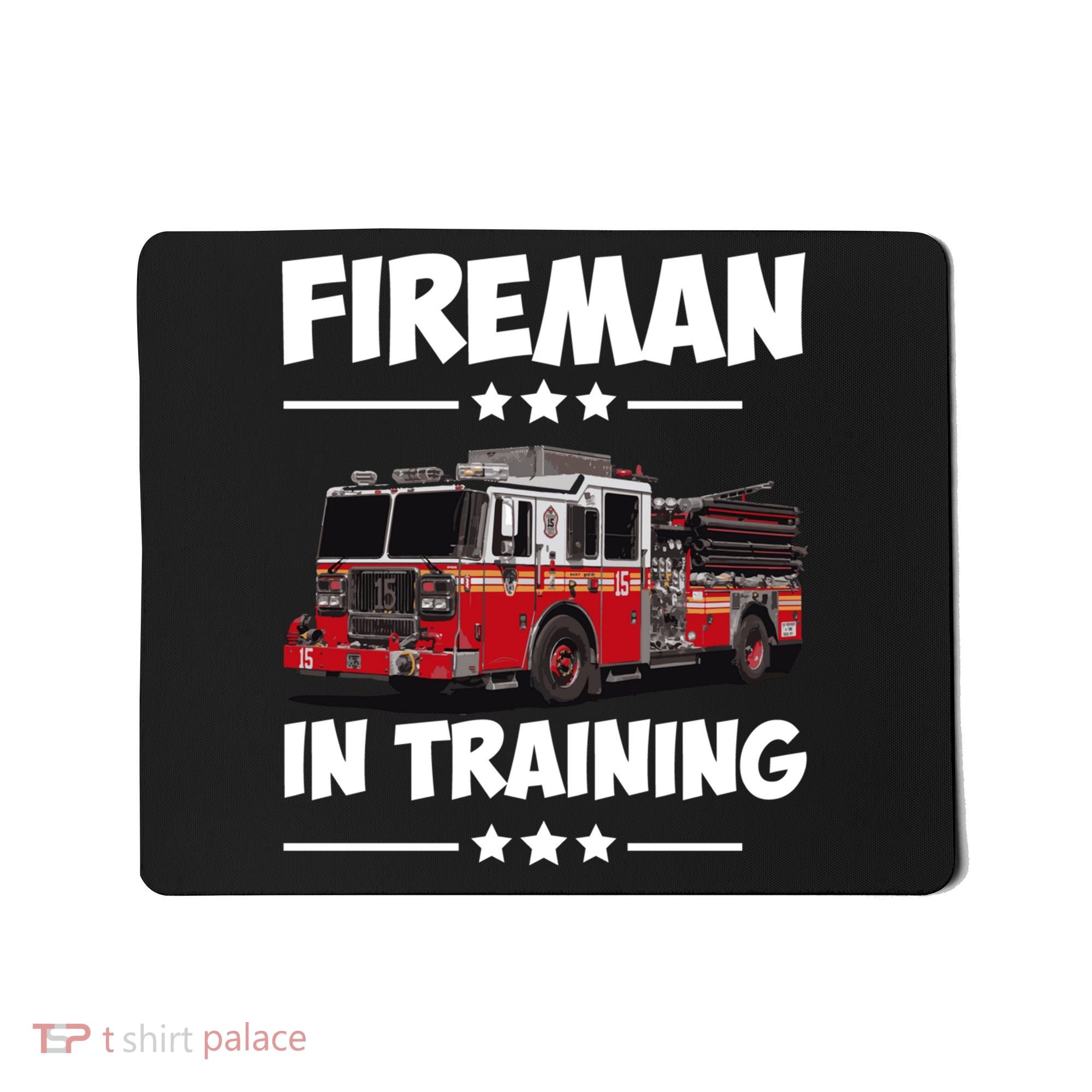 FIREMAN IN TRAINING for boy and girl Mousepad