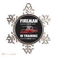 FIREMAN IN TRAINING for boy and girl Ornament thumb 0