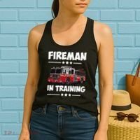 FIREMAN IN TRAINING for boy and girl Women's Tank Top thumb 2