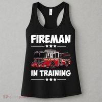 FIREMAN IN TRAINING for boy and girl Women's Tank Top thumb 3