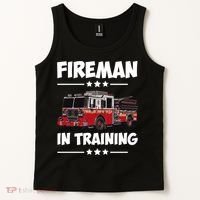 FIREMAN IN TRAINING for boy and girl Tank Top thumb 2