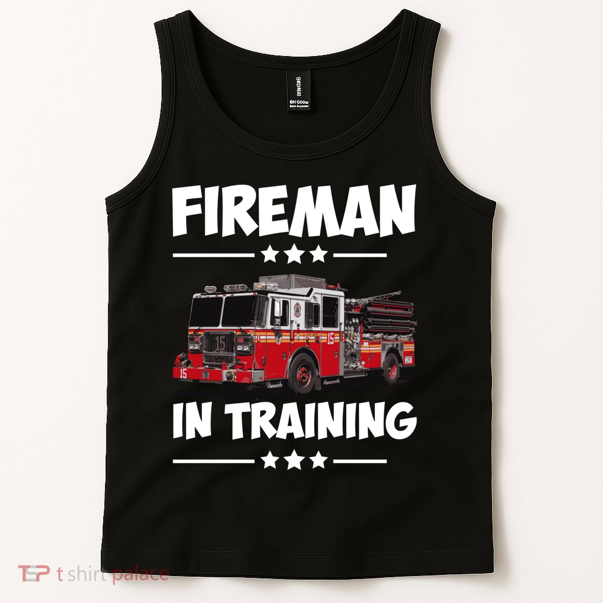 FIREMAN IN TRAINING for boy and girl Tank Top