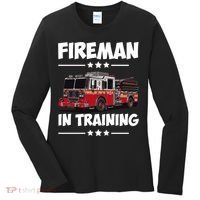 FIREMAN IN TRAINING for boy and girl Women's Long Sleeve Shirt thumb 0
