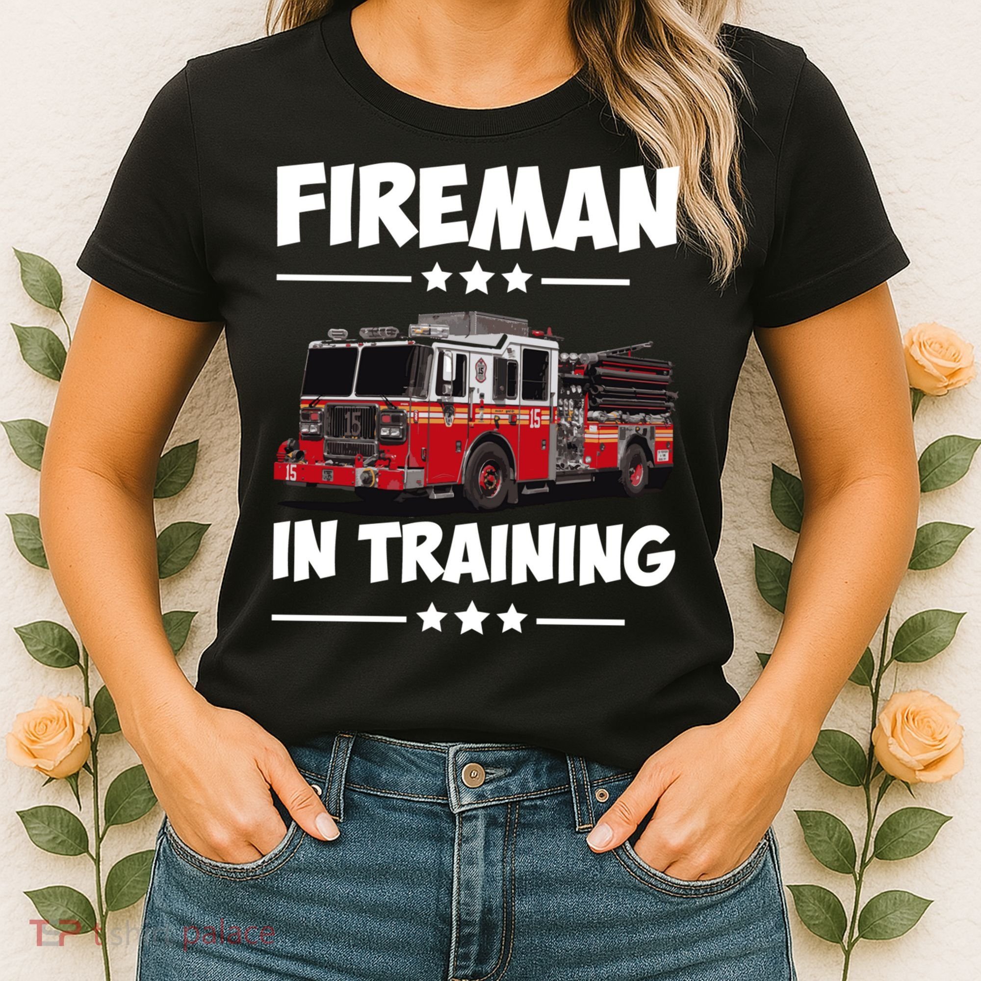 FIREMAN IN TRAINING for boy and girl Women's T-Shirt