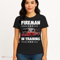 FIREMAN IN TRAINING for boy and girl Women's T-Shirt thumb 4