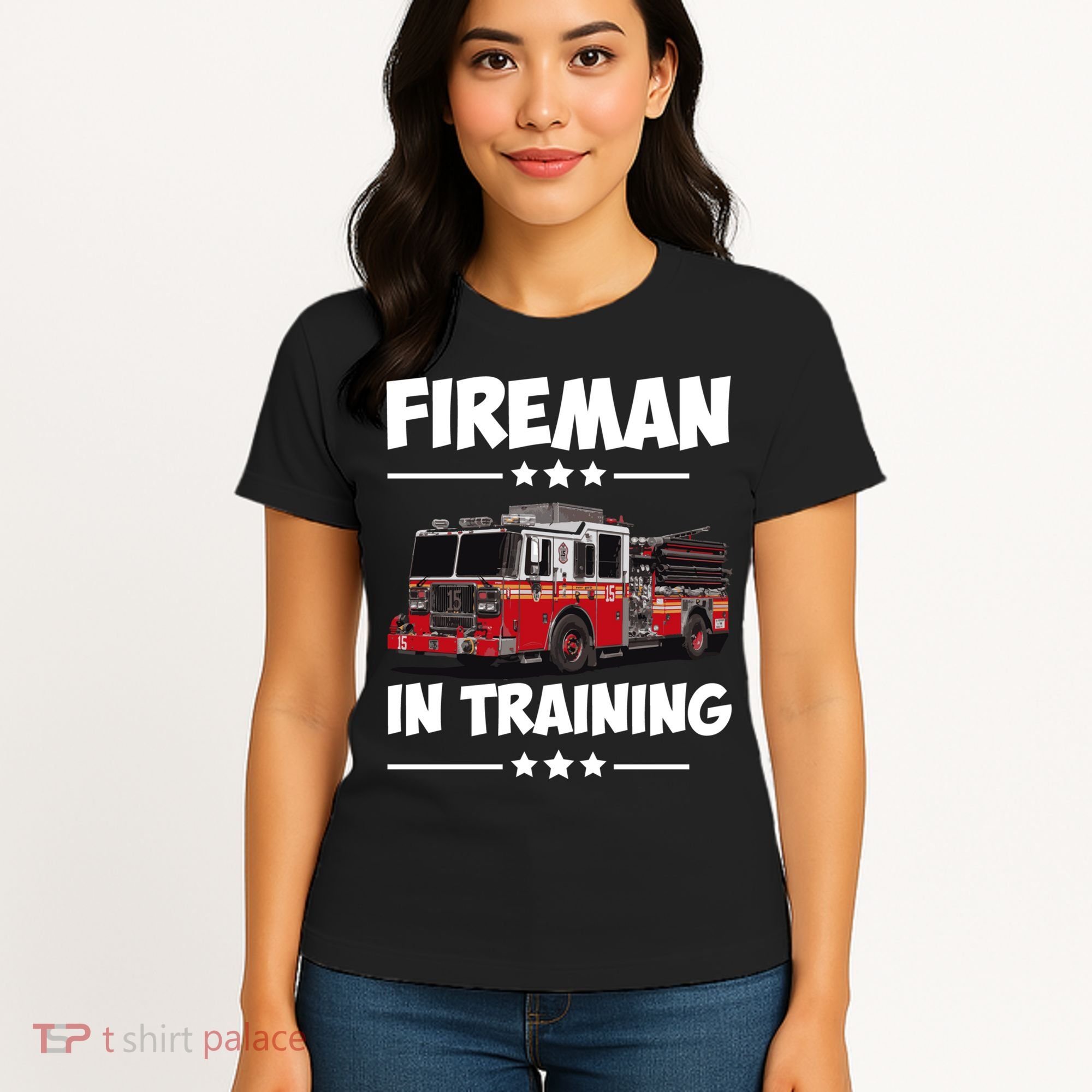 FIREMAN IN TRAINING for boy and girl Women's T-Shirt