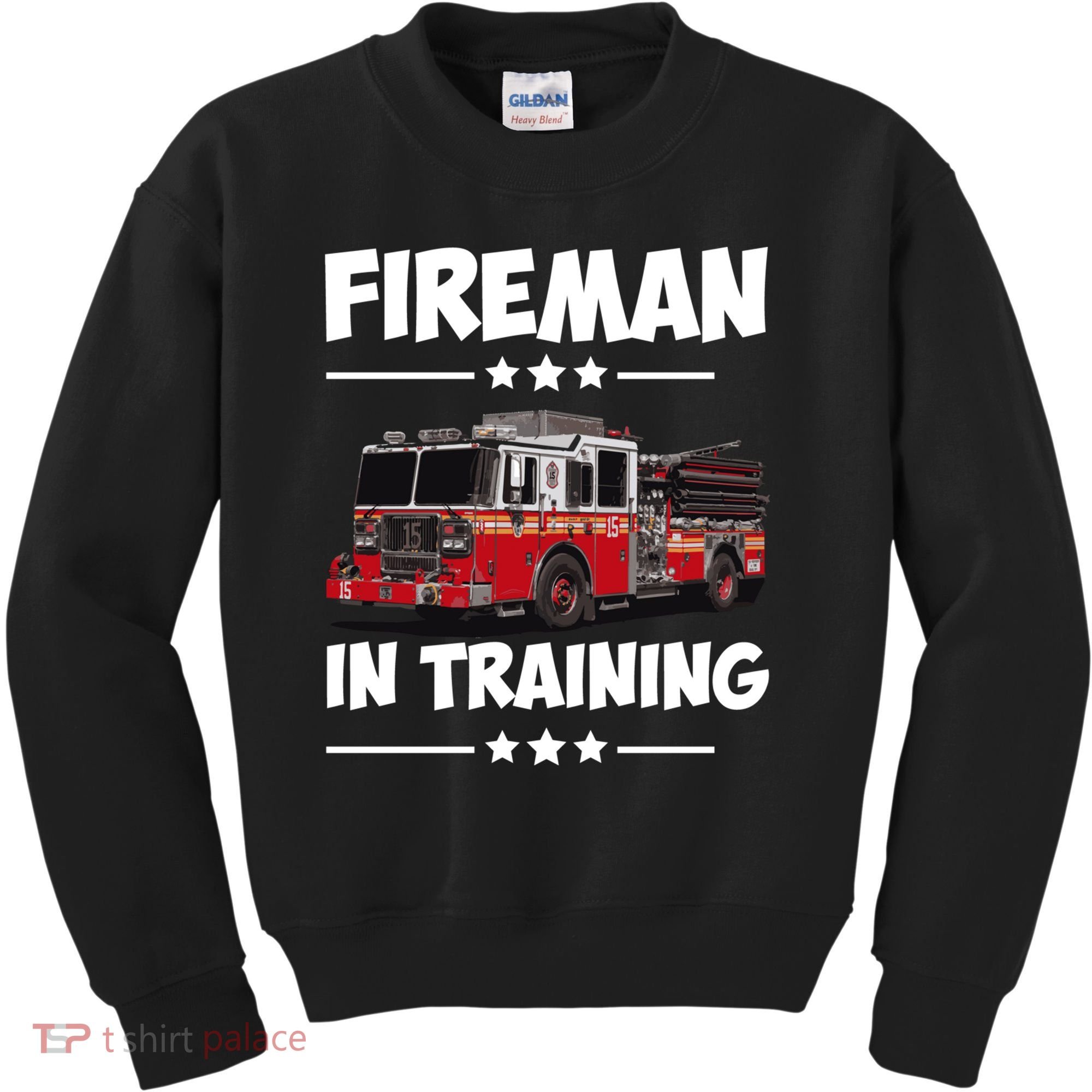 FIREMAN IN TRAINING for boy and girl Kids Sweatshirt