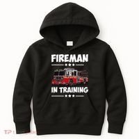 FIREMAN IN TRAINING for boy and girl Kids Hoodie thumb 0
