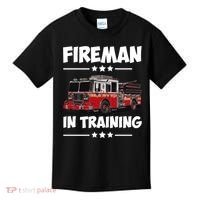 FIREMAN IN TRAINING for boy and girl Kids T-Shirt thumb 0