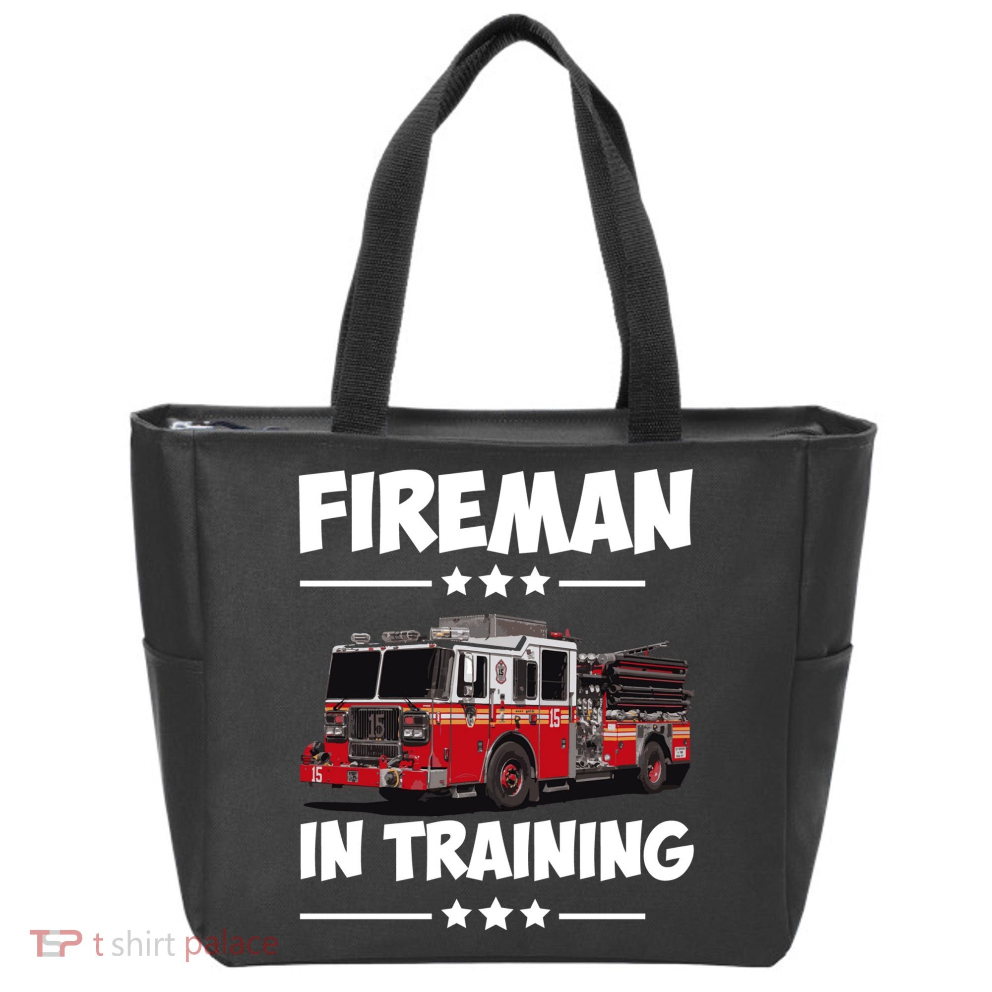 FIREMAN IN TRAINING for boy and girl Tote Bag