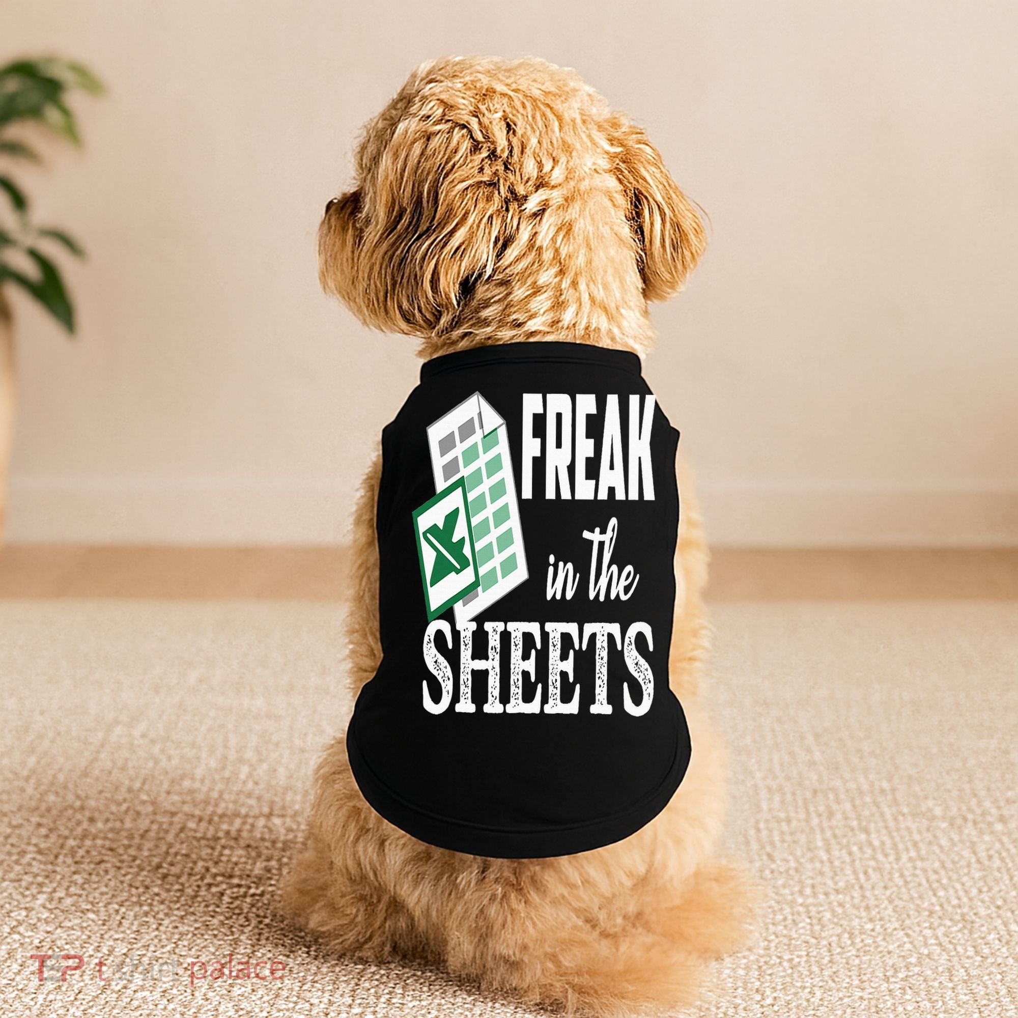 Freak In The Excel Sheets Funny Accountant Spreadsheet Doggie Tank