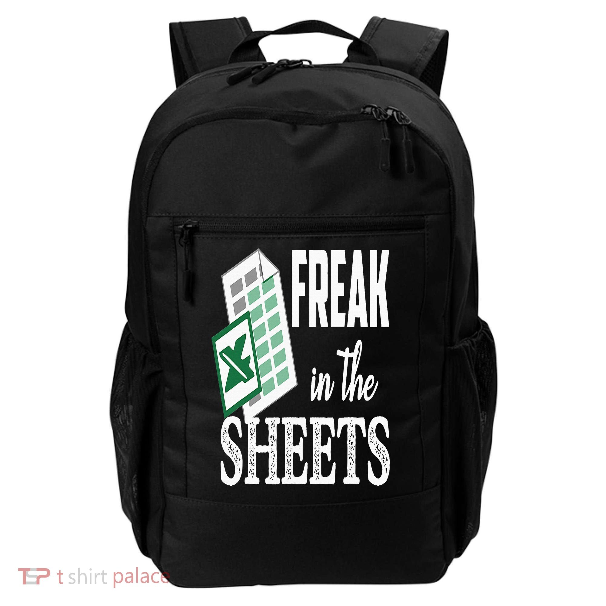Freak In The Excel Sheets Funny Accountant Spreadsheet Backpack